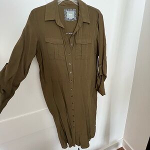 Maeve Army Green Dress